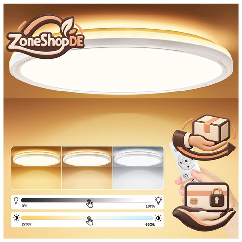 Led deckenlampe 24w - led,