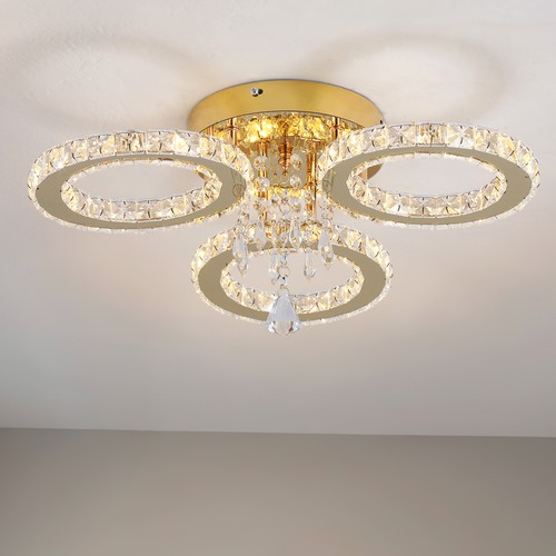 Led deckenleuchten kristall - deckenleuchten,