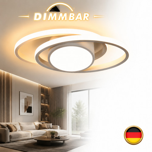 Led deckenlampe dimmbar - led,