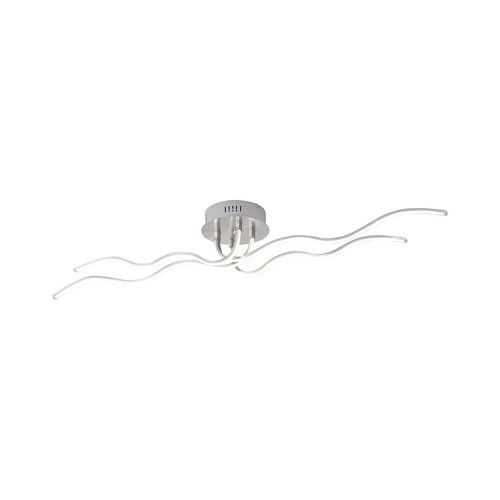 Led deckenlampe silber - led,